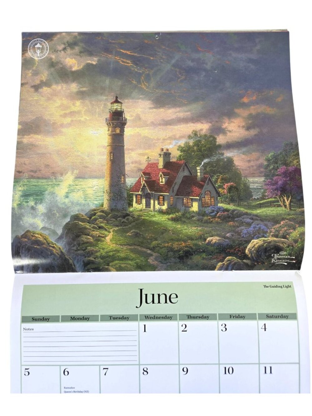 Thomas Kinkade 2016 Painter Of Light Wall Calendar Scenic Artworks Prints Crafts - Picture 5 of 7